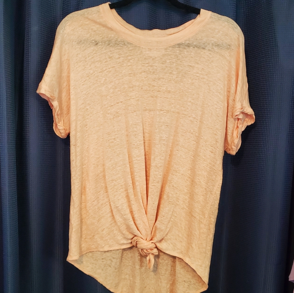 Lou & Grey 100% Linen Tie Tee